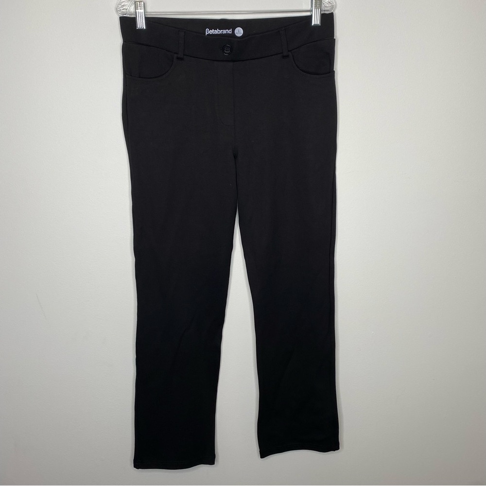 Betabrand Straight Leg Classic Dress Yoga Pants